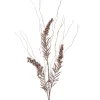 30” Glitter Berry Spike/Twig Spray Champagne
