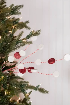 31” Glitter Candy Disk Peppermint Spray
