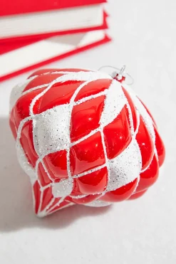 5” Glitter Diamond Onion Ornament