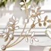 8.5" Glitter Jewel Flower Branch Ornament