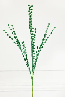 33" Glitter Mica Glitter Ball Spray - Green