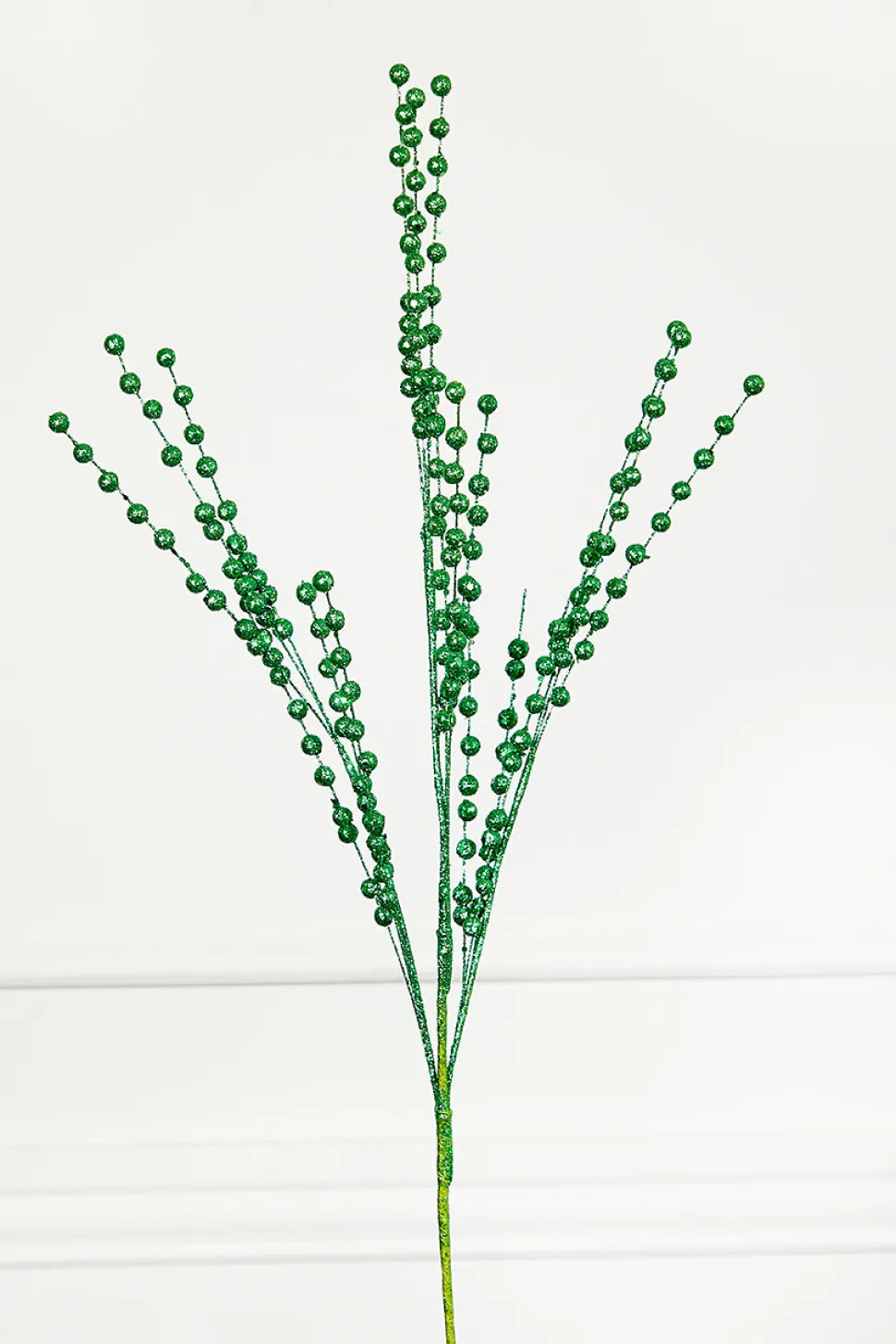 33" Glitter Mica Glitter Ball Spray - Green