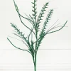 35" Glitter/Mica Mini Leaf/Grass Spray - Green