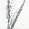 34" Glitter/Mica Triple Spike Grass Spray - Silver