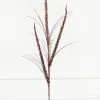 34" Glitter Mica Triple Spike Grass Spray - Copper