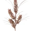 27” Glitter Mini Berry Grass Christmas Sprays - Champagne