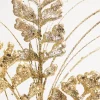 29" Glitter/Sequin Forest Fern Spray - Champagne