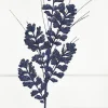 29" Glitter/Sequin Forest Fern Spray - Midnight Blue