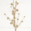 34" Glitter/Sequins Wispy Ball Spray