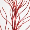 47” Glitter Sequin Wispy Willow Christmas Spray - Red