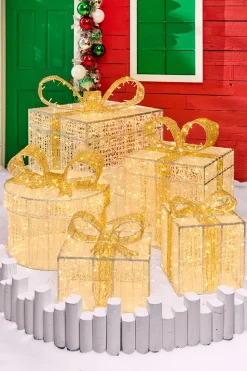 16.7-46" Golden Gift Box Set of 6