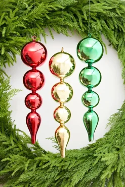 19.5" Gold Glass Finial Ornament