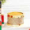 7" Gold Glitter Drum