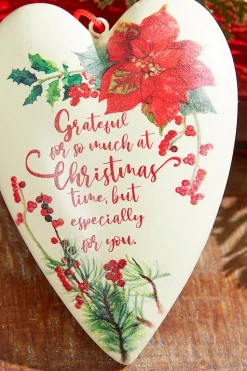 5.5" Grateful Heart Ornament
