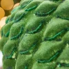 8.5" Green Flocked Pinecone Ornament