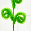 28" Green Furry Curly Spray