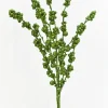 26" Green Glitter Berries Spray