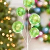 15" Green Iridescent Ball Pick