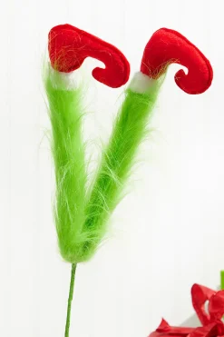 23" Green Monster Leg Spray
