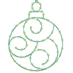 24" Green Twinkling Fairy Copper Wire LED Ornament - 190 Lights