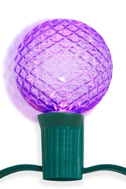 G50 Wonderful LED SMD Bulb (25 bulbs/bag) - Faceted, Purple