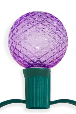 G50 Wonderful LED SMD Bulb (25 bulbs/bag) - Faceted, Purple
