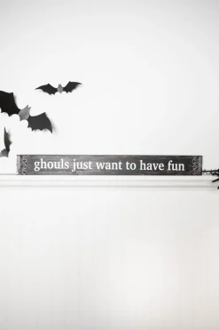 23.5” Halloween Block Decor
