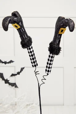 27” Halloween Witch Boots Spray