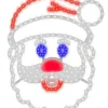 16" Hi-Vibrant "Singing Santa" - Twinkling Red/Blue/Pure White 203 Lights