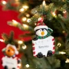 Holiday Character Name Christmas Ornaments