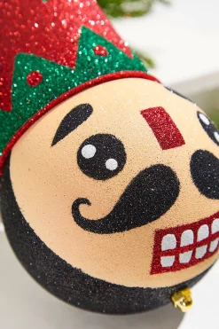 8.5" Holiday Nutcracker Red & Green Ornament