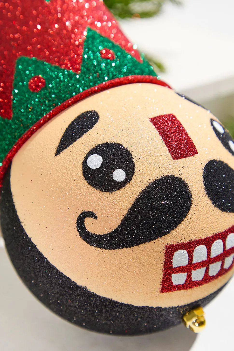 8.5" Holiday Nutcracker Red & Green Ornament