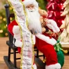 15" Holiday Santa Figurine