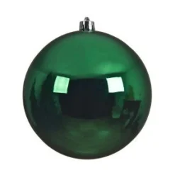 8" Holly Green Shatterproof Ornament