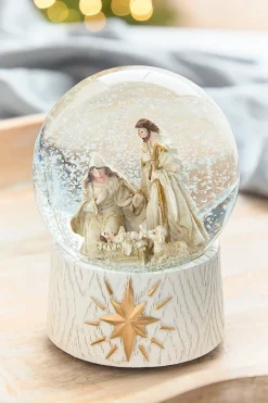 6.3" Holy Family Snow Globe
