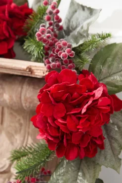 60" Hydrangea Berry Pine Garland