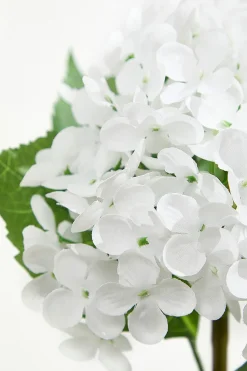 22" Hydrangea Spray - White