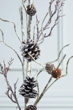 32” Iced Birch Cone Stem