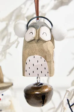 Icon with Bell Wood Ornament