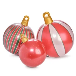 Inflatable Christmas Ornaments - Set of 3