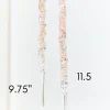 11.5" Iridescent Glass Icicle Ornament