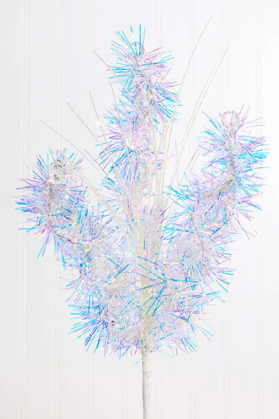 21.5" Iridescent Grass Spray