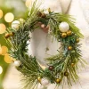 23” Ivory Santa with Wreath & Ornaments Figure