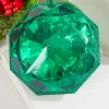4"-5" Jewel Ornament - Green