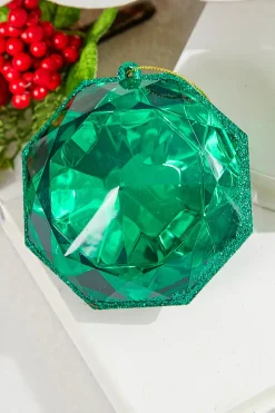 4"-5" Jewel Ornament - Green