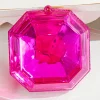 4"-5" Jewel Ornament - Pink