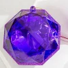 4"-5" Jewel Ornament - Purple