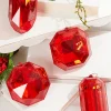 4"-5" Jewel Ornament - Red