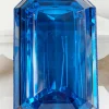 8" Jewel Ornament - Sapphire