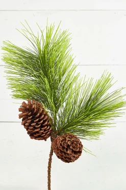 22" Jumbo Pine Spray with Pinecones
